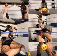 Nadia Vs Lucha boy (STINKFACES, farts, wedgies, face sit pins)