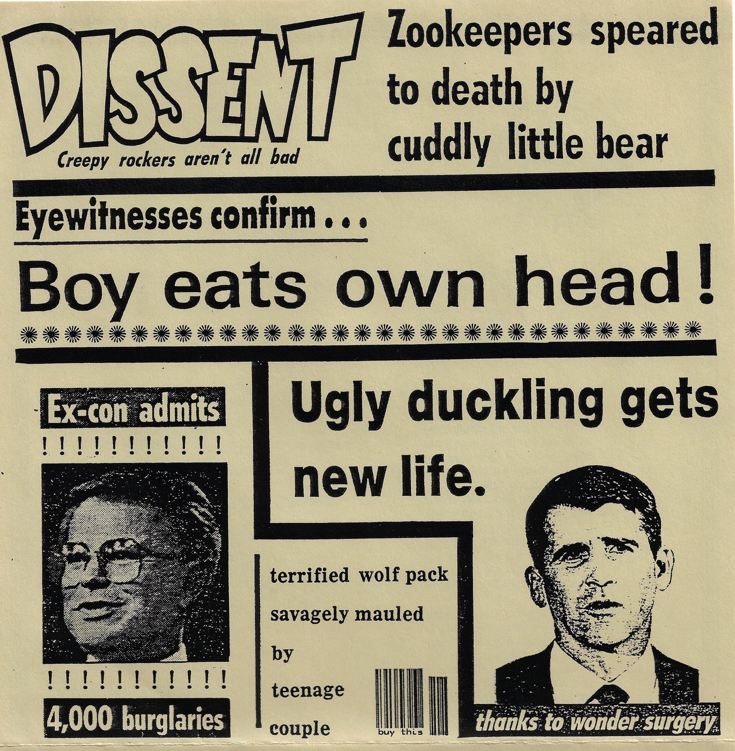 Image of Dissent - Boy Eats Own Head 7" EP