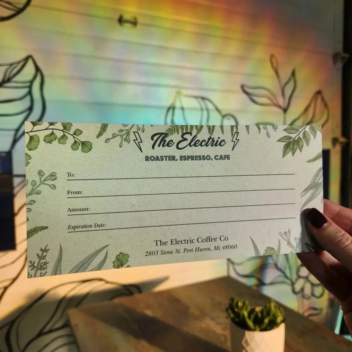 Gift Certificate to the Coolest coffee shop EVER Electric Coffee Co
