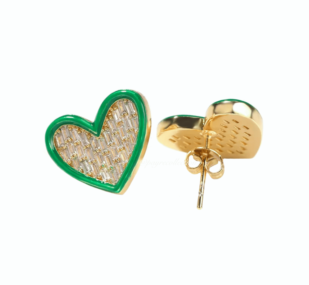 Image of COLOR MY HEART EARRINGS 
