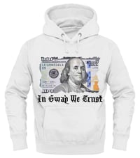 In Gwap We Trust White Hoodie (lower)