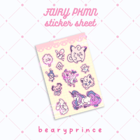 Fairy PKMN Sticker Sheet