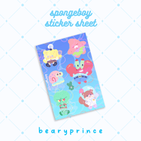 Spongeboy Sticker Sheet