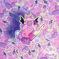 3" Nurse Lillie Glitter Sticker