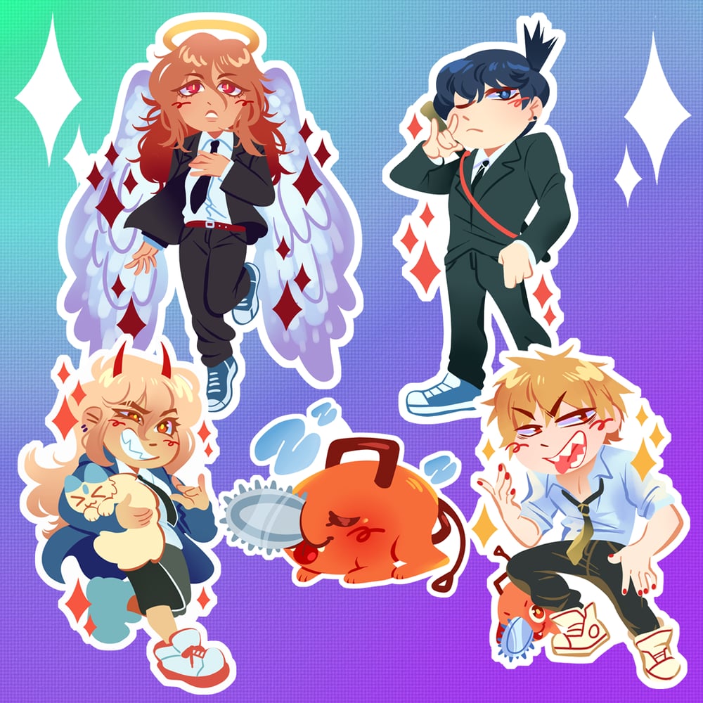 Image of Chainsawman Stickers