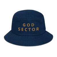 Image 1 of God Sector | Denim Bucket Hat