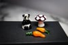 Tiny Glass Panda Bear