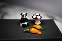 Image 1 of Tiny Glass Panda Bear