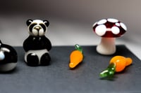 Image 3 of Tiny Glass Panda Bear