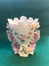 Pink & White Rose Porcelain French Wedding Vase