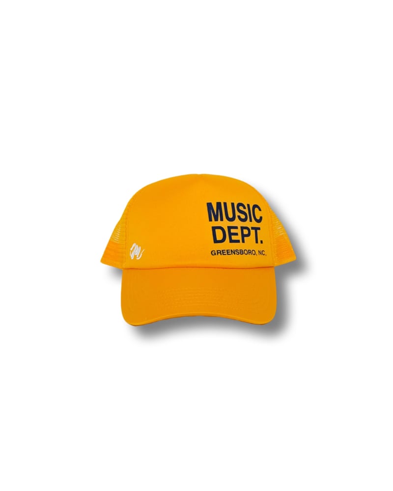 Image of Music Dept. Trucker-Gold/Navy