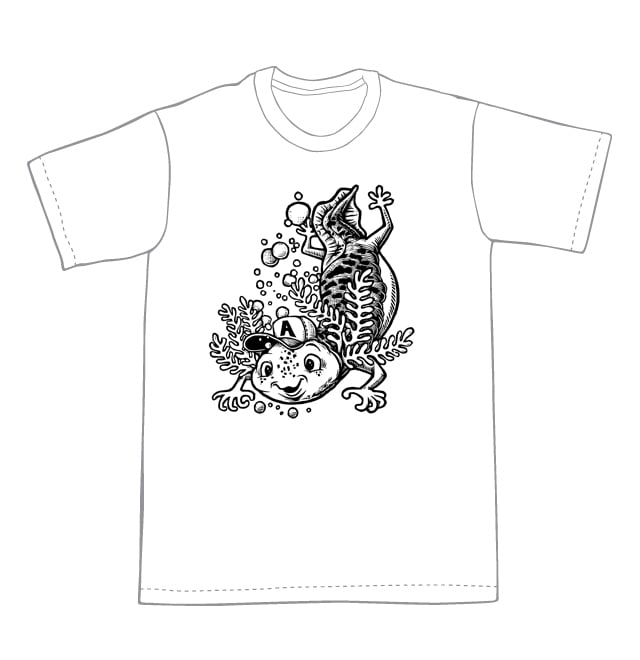 Axolotl T-shirt (A1) **FREE SHIPPING**