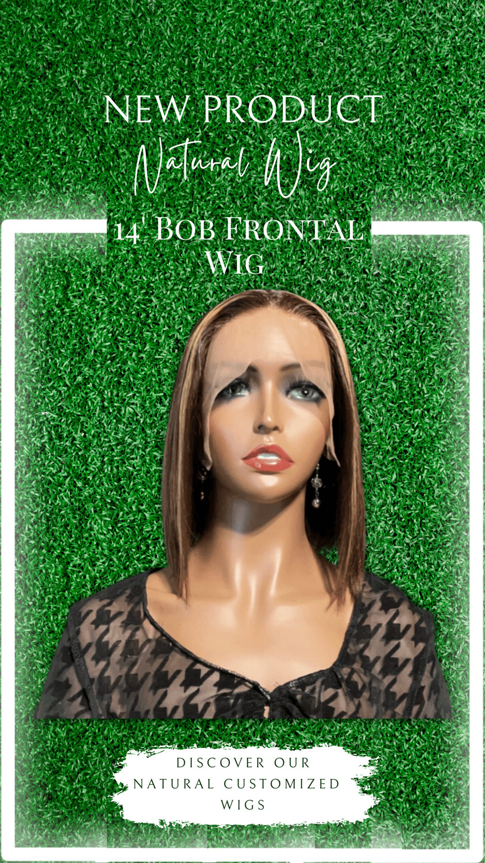 Image of 14' Bob Frontal Wig