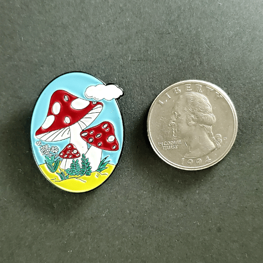 MUSHROOMS Enamel PIn