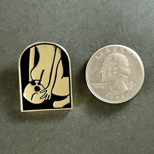 REST IN BOOTY Enamel Pin