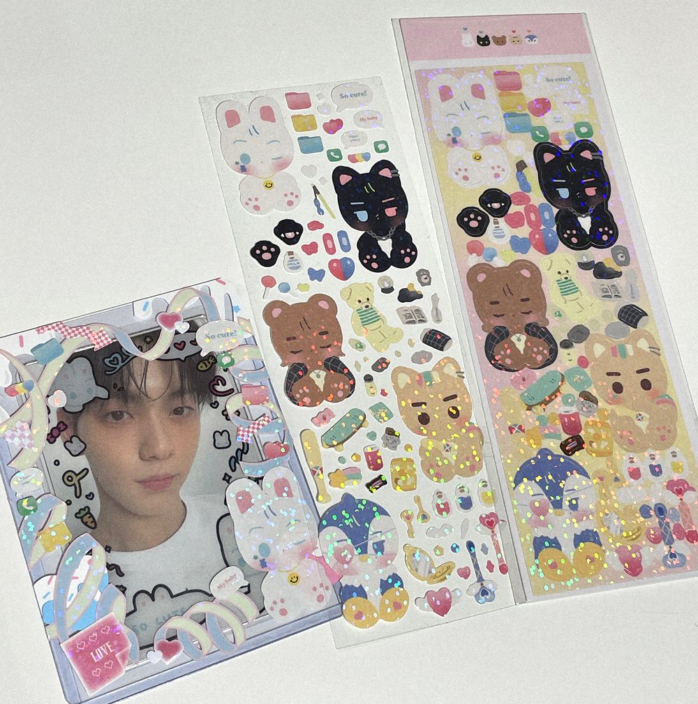 TXT sticker sheets 