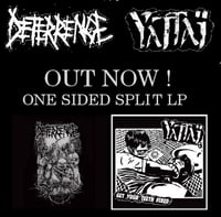 Image 2 of Deterrence / Yattai Split Lp 