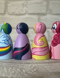 Image 5 of My Little Pony Peg Dolls - Set of 4