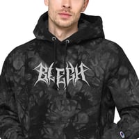 Image 4 of CHAMPION TIE DYE HOODIE - DEATHCORE BLEGH 2.0