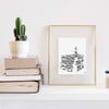 PRINT POSTAL SHIRO ECO (OLAS)