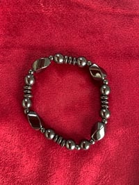 Image of BRACELET MAGNÉTIQUE HÉMATITE 