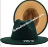 Green/Tan Fedora 56-58cm