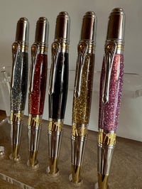 Image 5 of Hand Made Art Deco Gold T/N & Chrome  Ballpoint Pen