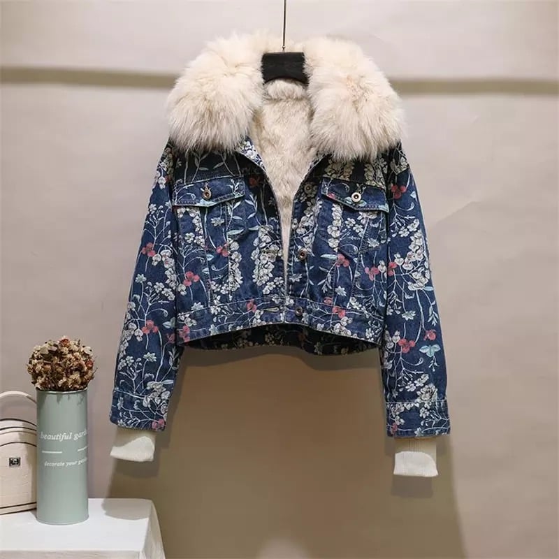 Image of PAISELY FOX DENIM JACKET