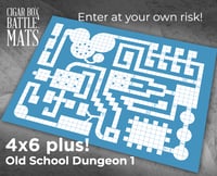 Image 1 of Old School Dungeon 1 — #2240 — 6’x4’ plus