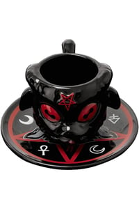 Image of Baphomet Tea Cup and Saucer