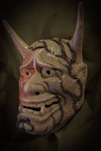 Image 3 of Hannya Mask flame black