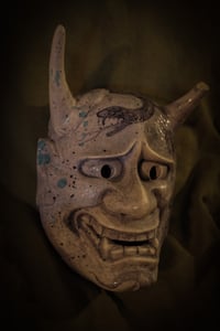 Image 3 of Hannya Mask cobalt blue