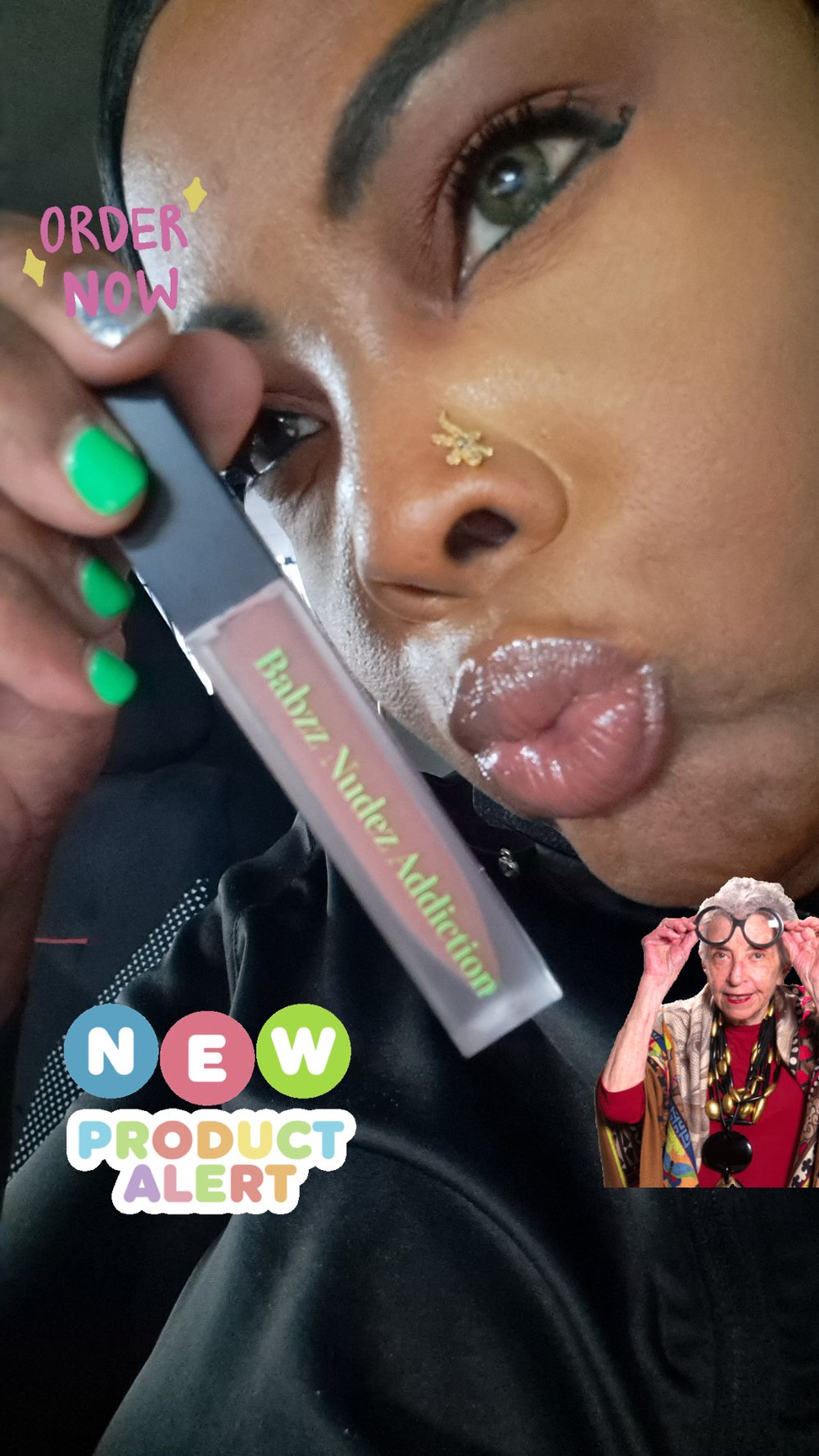 Image of Babzz lip addiction nudez lip Gloss