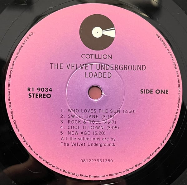 The Velvet Underground ‎– Loaded, LP VINYL, NEW