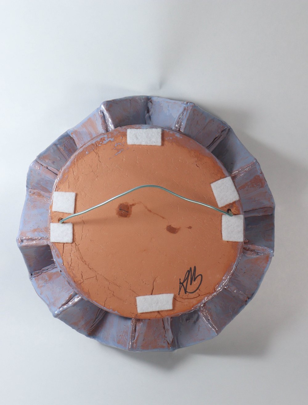 Image of Ceramic Iridescent Wall Sculpture
