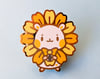 Sunflower Hamster Enamel Pin