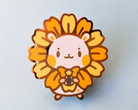 Image 1 of Sunflower Hamster Enamel Pin
