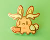 Cantaloupe Jackalope Enamel Pin