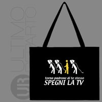 Image 2 of Shopping Bag Canvas - SPEGNI LA TV (UR060)