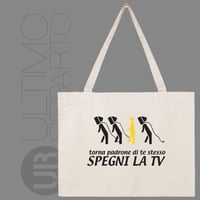 Image 1 of Shopping Bag Canvas - SPEGNI LA TV (UR060)