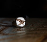 Image 1 of Rose Gold Gull Signet 
