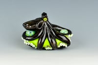 Image 2 of XXXL. Atomic Kraken - 3D Octopus - Flamework Glass Sculpture 