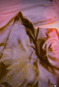 Image 1 of  Velour Set Brown Butterfly