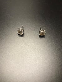 Image 2 of Moissanite Diamond Studs