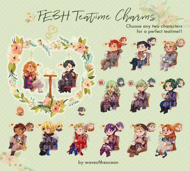 FE3H Teatime Charms Wreath