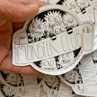 Image 1 of Monster Club Vinyl Sticker 