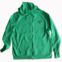 Slime Green Parachute Crew Hoodie
