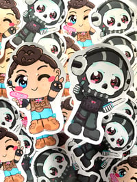 Soap and Ghost Chibi stickers