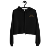 God Sector | Embroidered Crop Hoodie