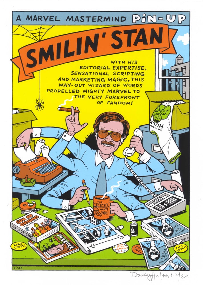 Image of “SMILIN’ STAN," SIGNED LIMITED EDITION SILKSCREEN PRINT